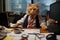 Cat's Guide to Business Mastery in the Office. Generative By Ai