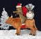 Cat Santa rides ox 3