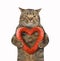 Cat with a sausage heart 2