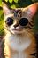 Cat with sun shades generated by ai