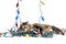 Cat Tangled Christmas Lights