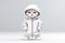 cat wearing white hoodie sweatshirt modern fashion clothed . AI generative