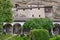 Catacombs carved into the rocks of Monchsberg in Salzburg, Austria.