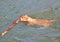 Catahoula Bulldog Playing in Water