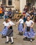 Catalan children traditional dancing festival