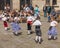 Catalan children traditional dancing festival