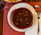 Catalan tapa caracoles en salsa, snails stewed in vegetable gravy