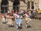 Catalan teens traditional dancing festival