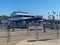 Catalina Express speedboat port, Avalon Bay, Santa Catalina Island, USA