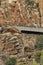 Catalina Highway bridge crossing Willow Canyon on Mt Lemmon