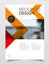 Catalogue cover design. Annual report vector illustration templa