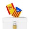 Catalonia Ballot Box Isolated