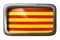 Catalonia Spain community flag sign