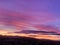 Catalonia sunset sky Spain, clouds, seagulls, mountains, autumn