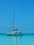 Catamaran at Anchor Bahamas 2