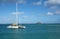 Catamaran in the Caribbean Sea