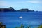 A catamaran entering admiralty bay, bequia