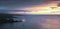 A Catamaran in Honolua Bay at Sunset, Maui, Hawaii