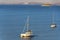 Catamarans and yachts in marina in Sukoshan, Croatia,