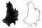 Catanduanes island Southeast Asia, Republic of the Philippines map vector illustration, scribble sketch Catanduanes map