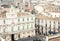 Catania aerial cityscape, traditional architecture of Sicily,  Southern Italy