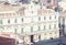 Catania aerial cityscape, traditional architecture of Sicily,  Southern Italy