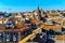 Catania city, Sicily. Rooftop view of buildings