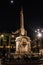 Catania fountain elephant by night