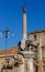 Catania. Fountain elephant at sunrise.