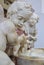 CATANIA, ITALY - APRIL 7, 2018: The detail of angels and baroque marble stoup in Chiesa di San Nicolo