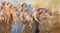 CATANIA, ITALY - APRIL 8, 2018: The fresco of angels wiht the incense in church Chiesa dell`Immacolata Concezione ai Minoritelli b