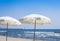 Catania, Sicily, Italy â€“ view of the beach Lido azzurro
