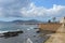 Catapult, Bastione and Crown city walls of Alghero Italy Sardinia