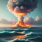 Catastrophic Nuclear Explosion. Generative AI