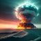 Catastrophic Nuclear Explosion. Generative AI