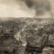 Catastrophic War Zone: City Under Siege, Fiery Explosions, and Collapsing Buildings