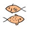 Catching Bass Fish. Fish Color. Vector Fish. Graphic Fish. Fish On A White Background. Fish On A Light Background