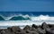 Catching a wave in the Galapagos