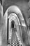 Catenary arcs in penthouse of Casa Batllo, Barcelona, Catalonia, Spain