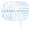 Catering Service word cloud