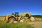 Caterpillar 952 M front end loader carrying sand