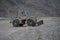 Caterpillar 966E Wheel Loader at work on a construction site. Dahab, South Sinai Governorate, Egypt