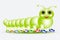 Caterpillar - a centipede in miscellaneous footwear