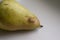 The caterpillar eats pear. What feeds the caterpillar