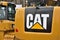 Caterpillar heavy duty equipment vehicle and logo