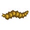 Caterpillar icon, insect, biology and entomology symbol
