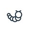 caterpillar vector icon. caterpillar editable stroke. caterpillar linear symbol for use on web and mobile apps, logo, print media