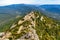 Cathare Castle of Peyrepertuse scenic view