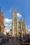 Cathedral Antwerp blue sky