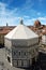 Cathedral baptistery. Old religious landmark o